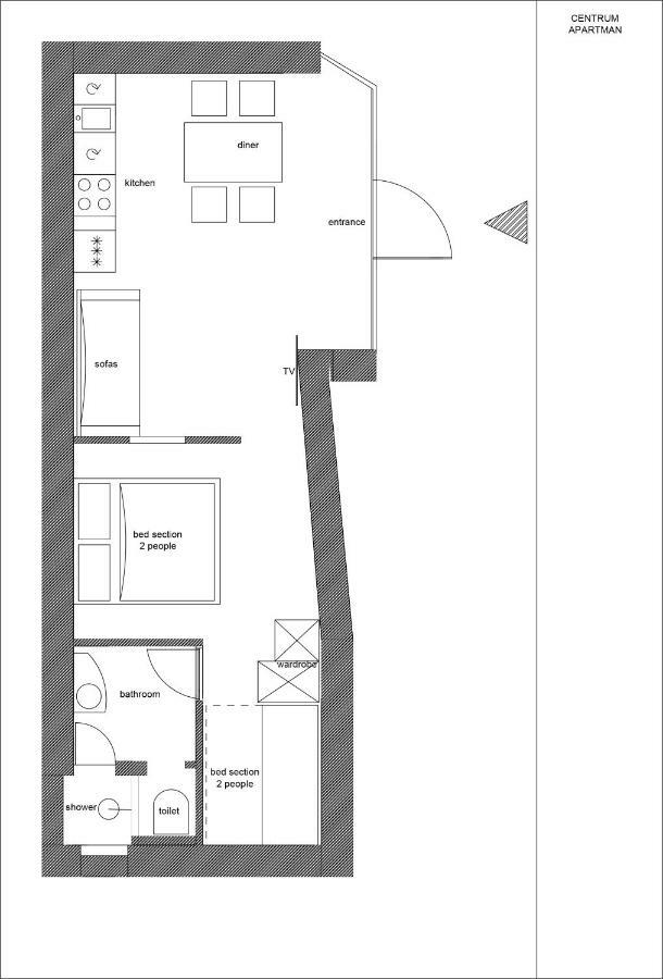 Centrum Apartman Siofok Exterior photo